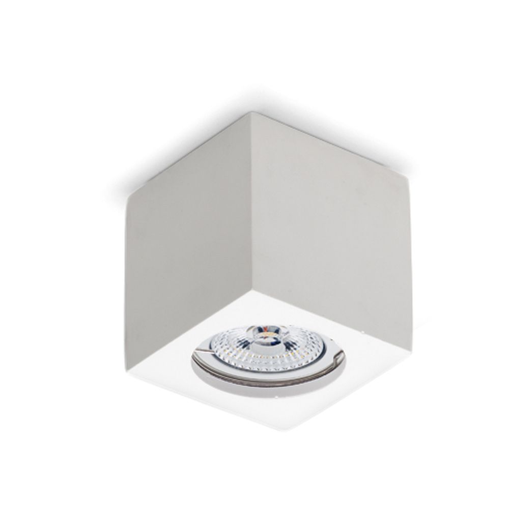 Schlichter günstiger Deckenspot weiss