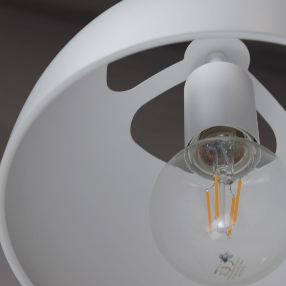 Skandinavische Pendellampe aus Metall Messing