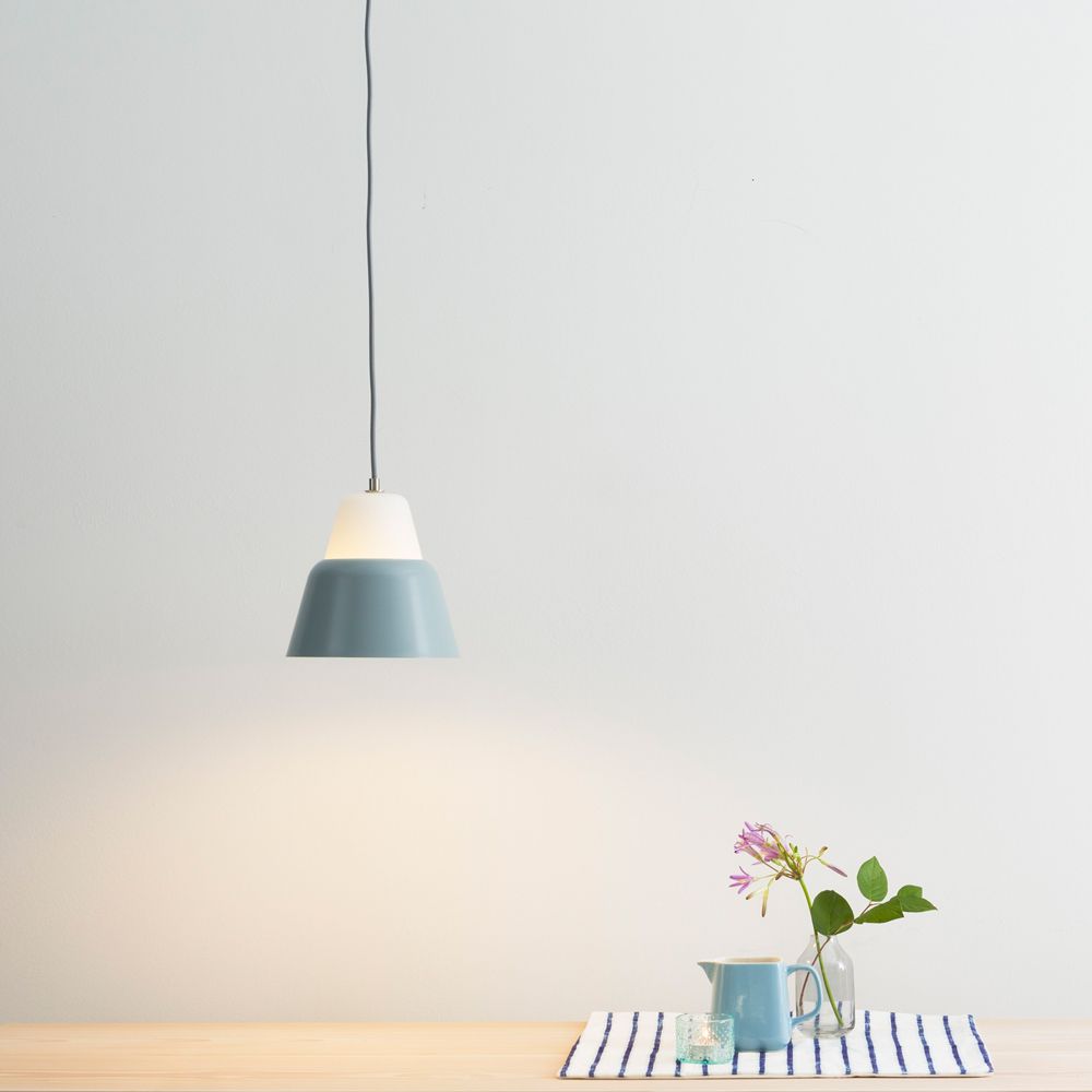 MODU Puristische Pendelleuchte Glas und Metall