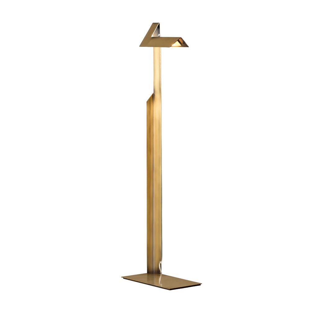 PLIÉ LED Stehleuchte aus gefaltenem Stahlblech