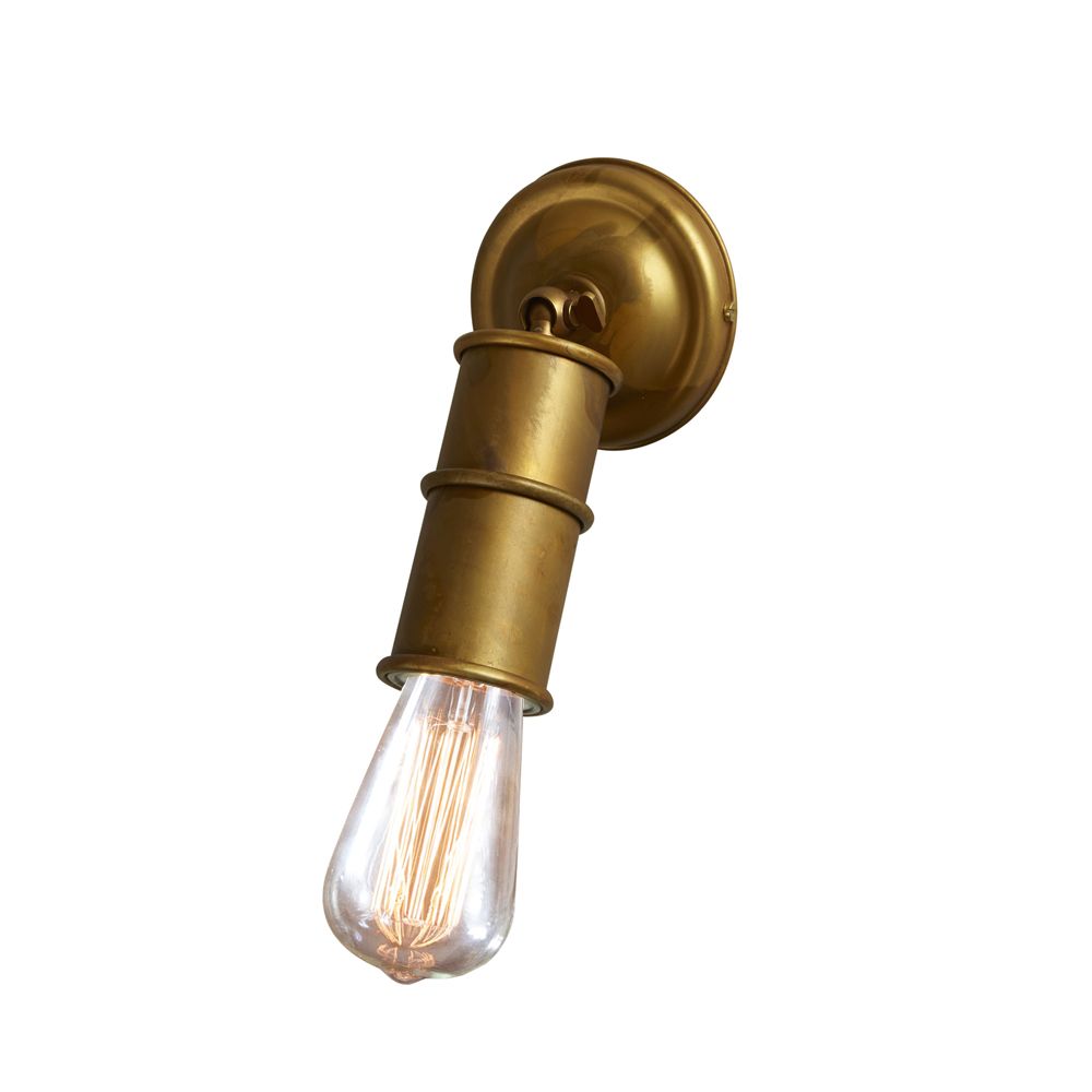 NIO nostalgische Wandlampe Messing