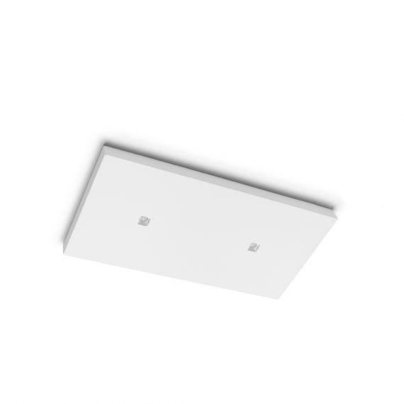 FLAT Flache 2-flammige LED Deckenleuchte