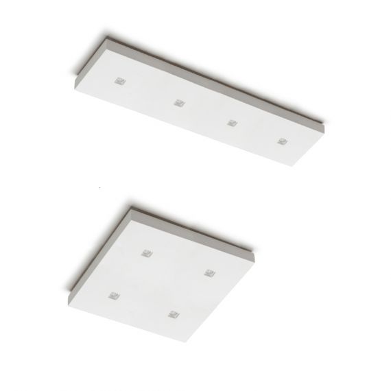 FLAT Deckenleuchte mit 4 LED Spots