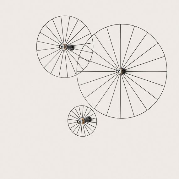BICICLI B/W Dekorative Wandleuchte