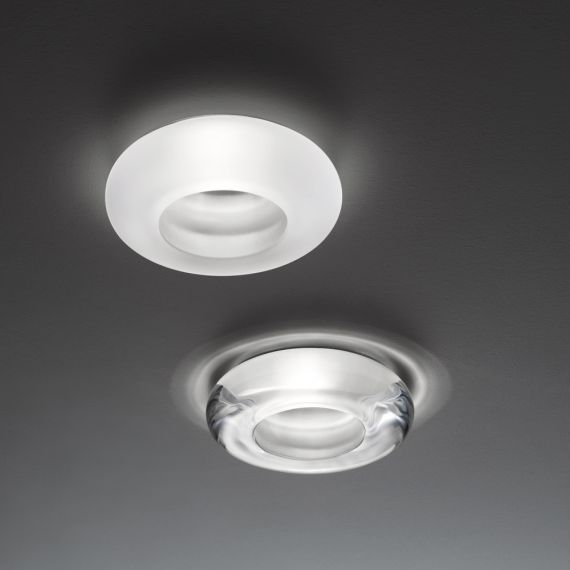 TONDO recessed spotlight with glass ring