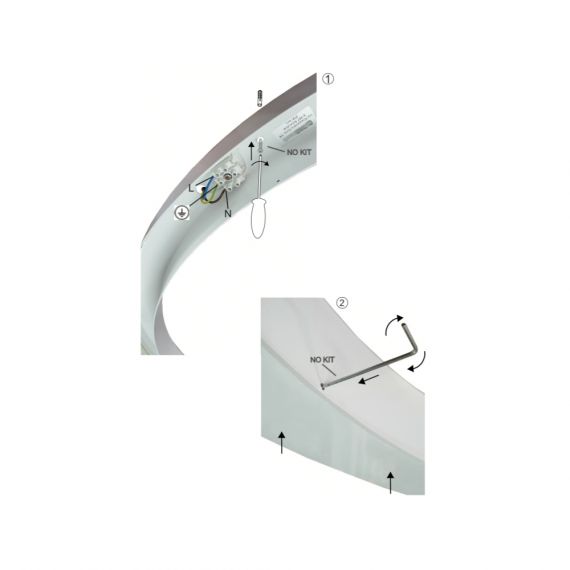 Ringförmige LED Deckenleuchte