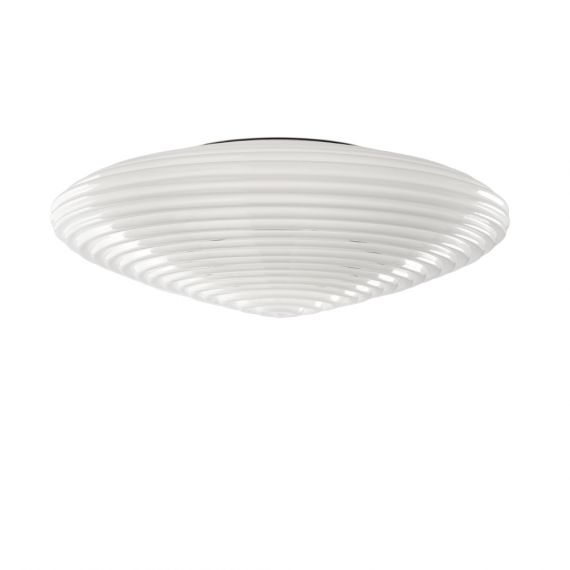 SPIRIT Italienische Deckenleuchte mit gewelltem Glasschirm