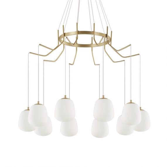 KAROUSEL Large chandelier with 10 burners