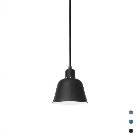 KAREN Small pendant light in dark green, gray or black