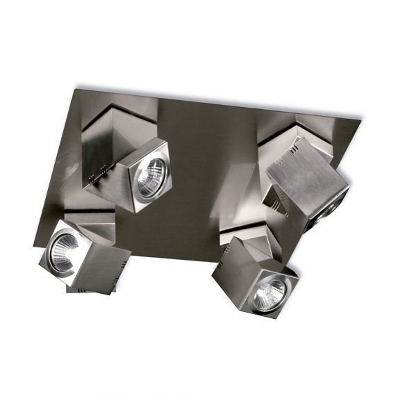 NANDO 4-lamp movable ceiling spotlight