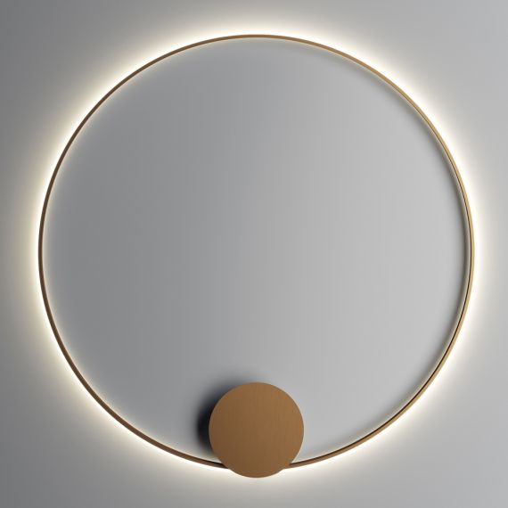 LED Ring Deckenleuchte im elegantem Stil - Oberfläche Bronze