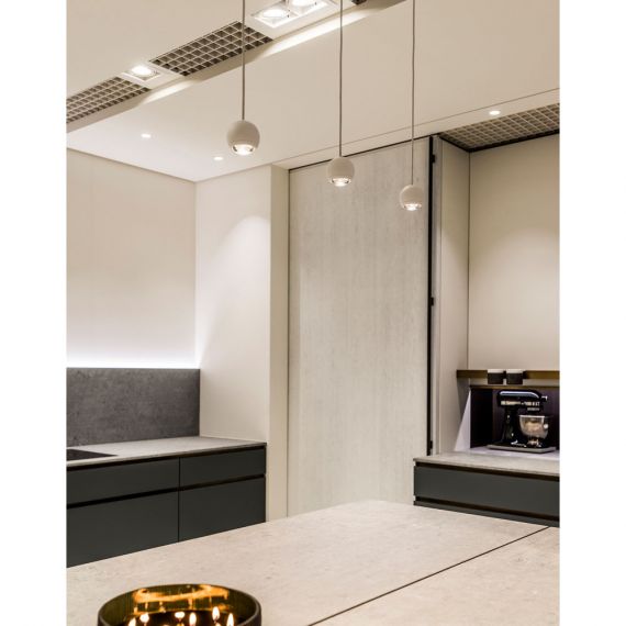 Kleine Design Pendel-Leuchte mit Dimm-to-warm Funktion