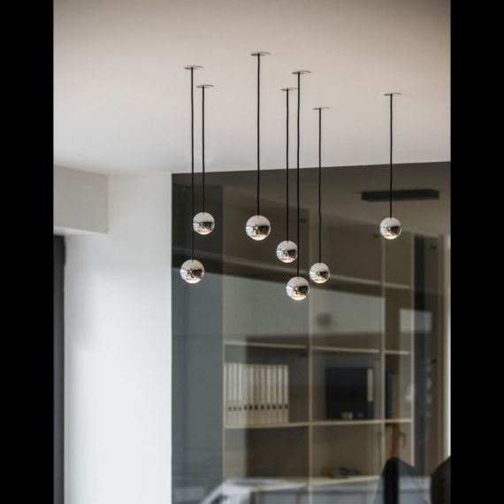 Kleine Design Pendel-Leuchte mit Dimm-to-warm Funktion