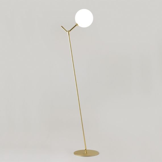 ATOM Minimalist design floor lamp with glass globe