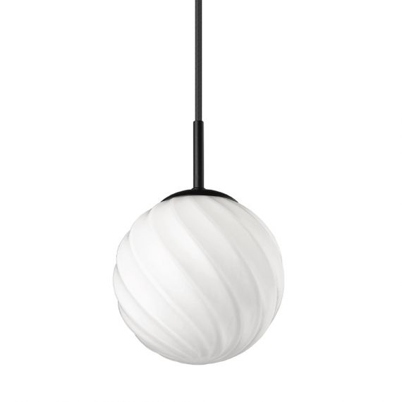 SWING Nostalgische Pendelleuchte mit Opalglas