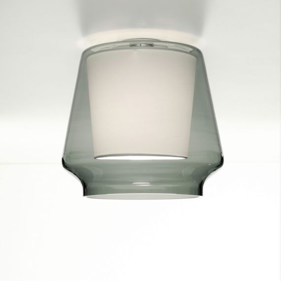ALEVE Design Deckenleuchte mit Textil-Diffusor