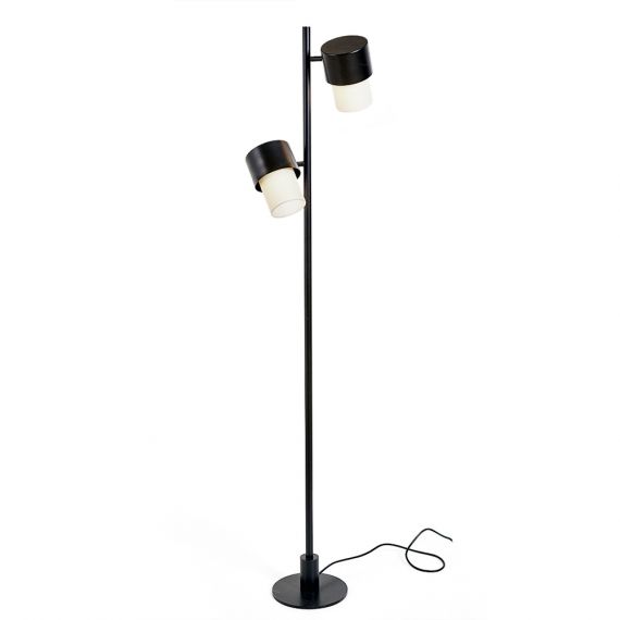 CAIN Design floor lamp 2-lamp with textile