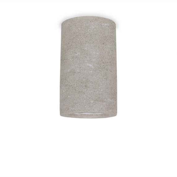 HUG TOP ceiling spotlight with stone surface