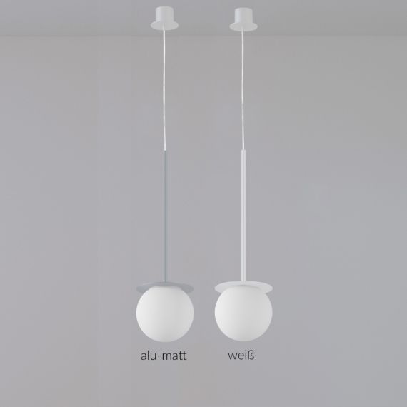 Halterung in Weialuminium, Signalwei.