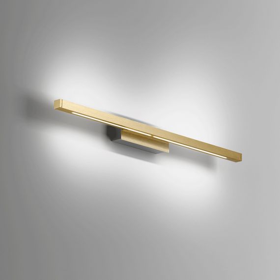 TRATTI Lange Wandleuchte aus Messing