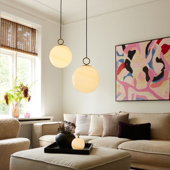 STOCKHOLM hanging lamp glass globe