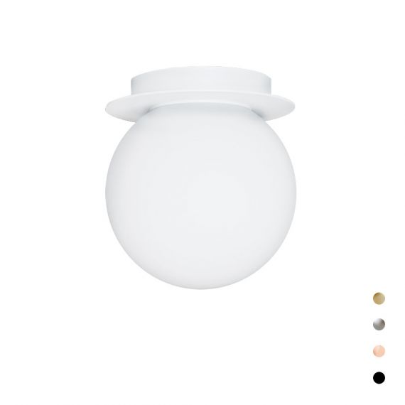 MIORI Kleine Deckenleuchte mit Kugelglas  16 cm