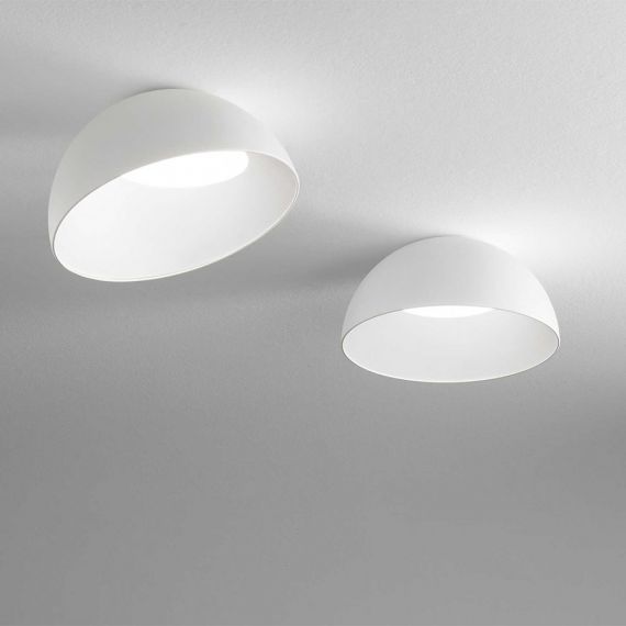 CAROLLA ceiling light with semicircular shade