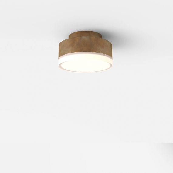DOT Moderne Deckenleuchte in Messing oxidiert