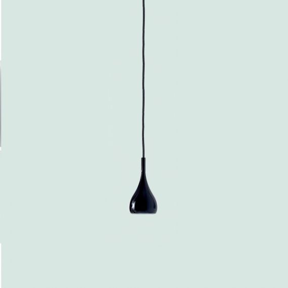 JOYA Kleine italienische Pendelleuchte in Schwarz