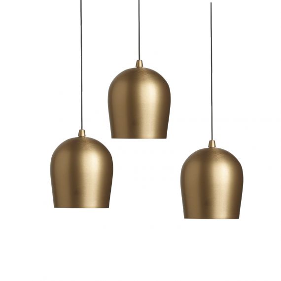 HEAD 3-flam. Pendelleuchte mit langem Kabel