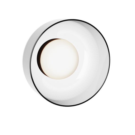 IPON Runde Wandleuchte Glas