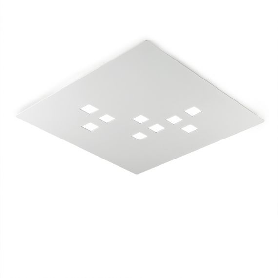 PLANO sehr flache, quadratische Deckenlampe mit LED Technik