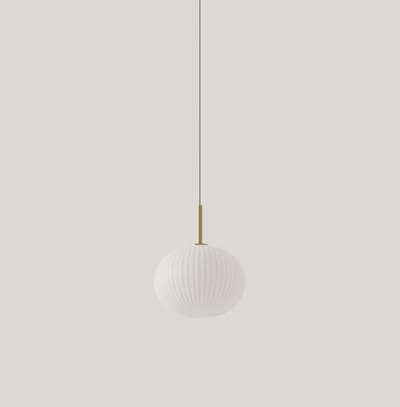 IRZO Moderne Design-Pendelleuchte mit Opalglas