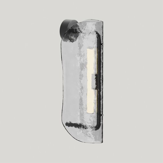 LIDA Moderne Wandleuchte mit besonderem Glasschirm