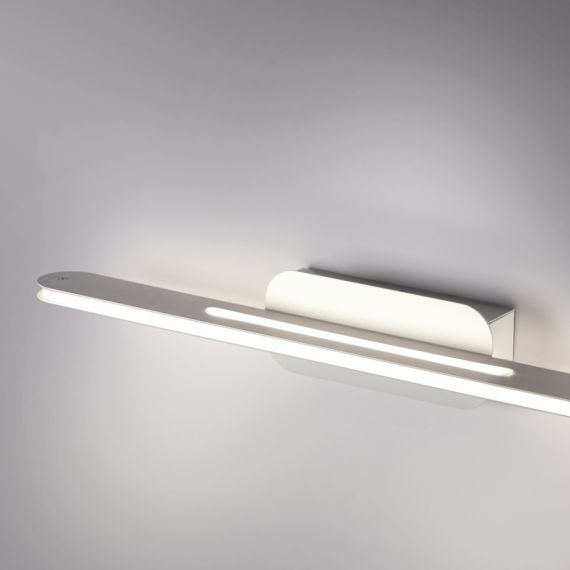 LUNGO 1 WEISS LED Wandleuchte – 12x30 Cm, 5,8W, 430 Lumen, Neutralweiß (4000K), Energieklasse A+, Made In Europe