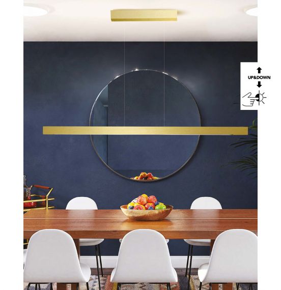 LOGICA Design-H�ngeleuchte Up&down gold/bronze