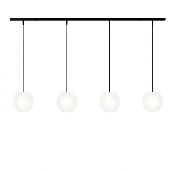 ACAIS 4-flammige Opalglas Pendelleuchte