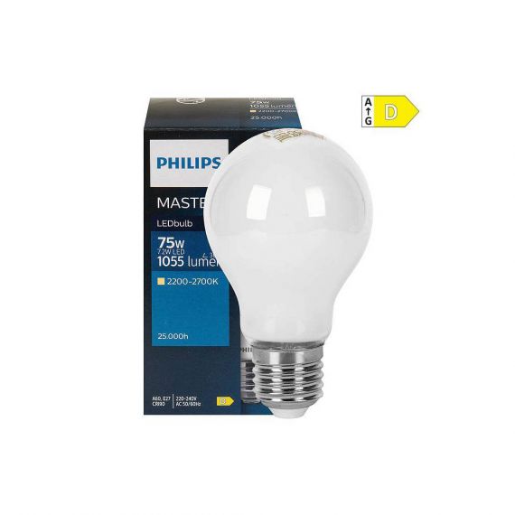 Philips Master LED Leuchtmitte Dim to warm E27 LED Filament, matt