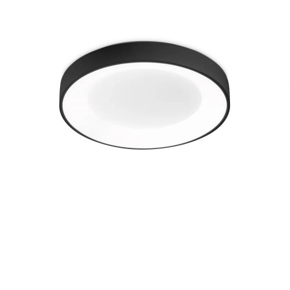 TRITON Flache LED Deckenleuchte schwarz