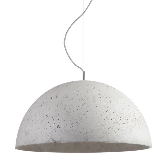 Extra groe Beton-Hngeleuchte im  62cm.