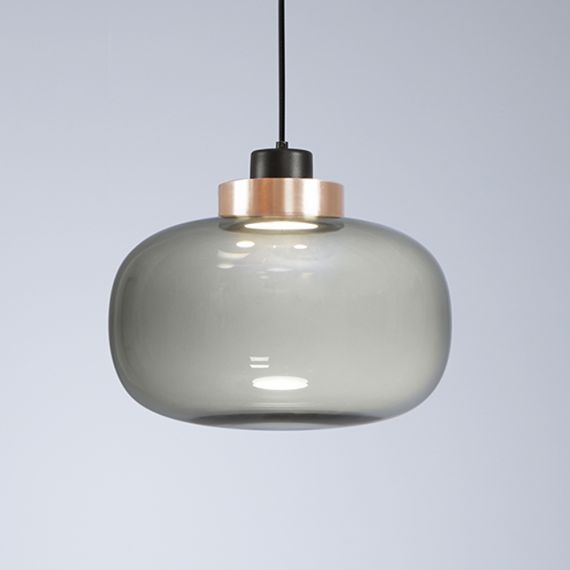 Ausfhrung mit eher flachem Rauchglas  35cm.