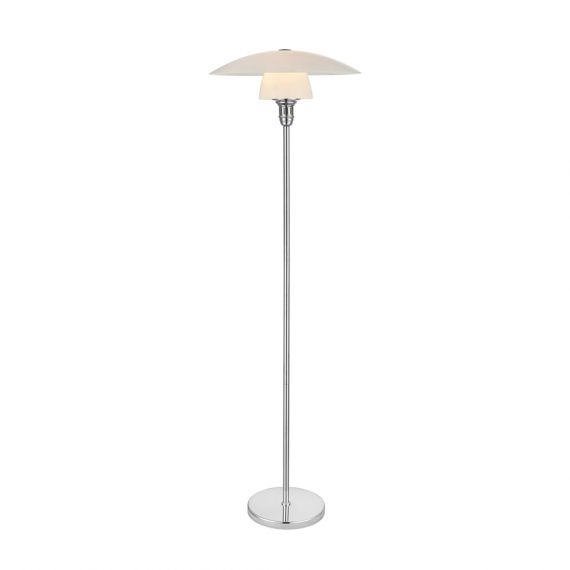 BOHUS skandinavische Design Bodenstehleuchte mit Opalglas