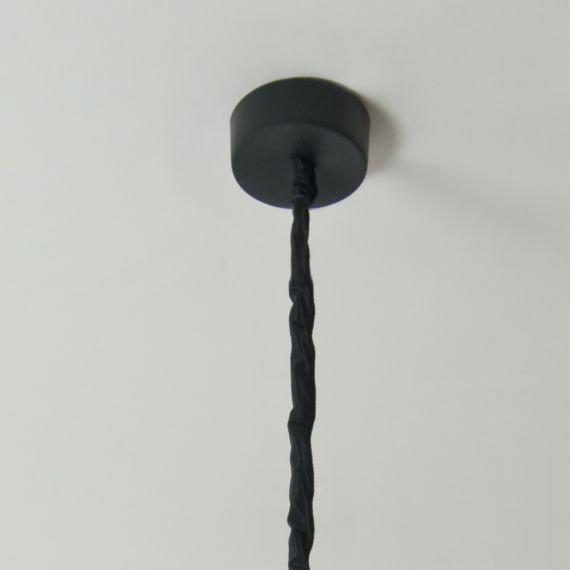 Design Pendelleuchte schwarz / gold