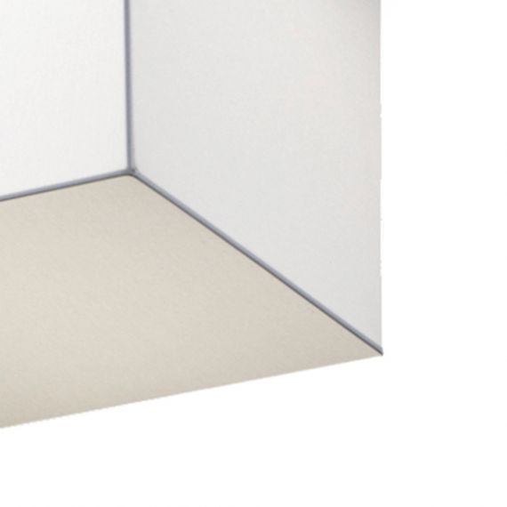 MONOBLOQUE Deckenleuchte aus Stahldraht und Stoff.