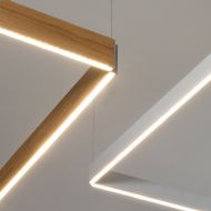 ESPADA LED pendant light in rectangular shape Edle Oberflchen.