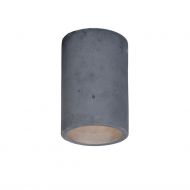 ATUN Cylindrical concrete ceiling lamp Schlichter, zylindrischer Deckenspot aus Beton. Hier in der Farbe Anthrazit.