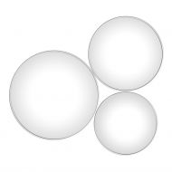 TARRO Deckenleuchte mit drei verschieden groen runden Metallschirmen Sichtbare Unterseite des Lampenkrpers.