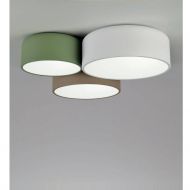 TARRO Deckenleuchte mit drei verschieden groen runden Metallschirmen Tolle Deckenleuchte fr das Wohnzimmer.