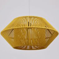 UKELELE Geometrische Hngeleuchte aus Spanien Groe Hngeleuchte Lampenschirm in Mustard.
