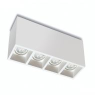 LOLO 4 Lnglicher Deckenspot aus keramischen Material Lnglicher Deckenspot aus Keramik mit vier Brennstellen.